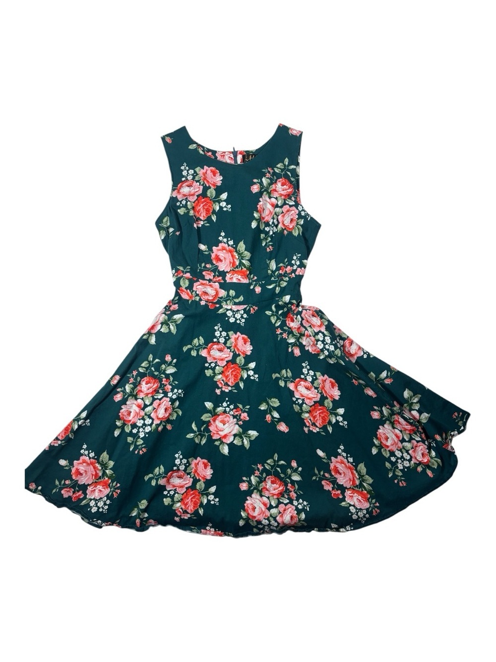 IHot Vintage Inspired Sleeveless Midi Dress Size S Garden Party